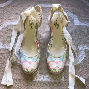 Coach ankle tie Espadrilles